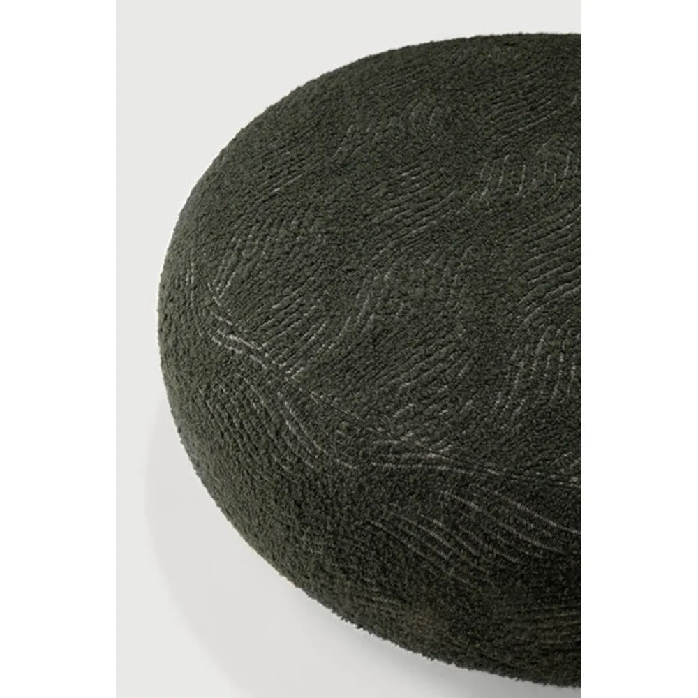 Ethnicraft – Orb – Pouf Orb – Tissu Forest