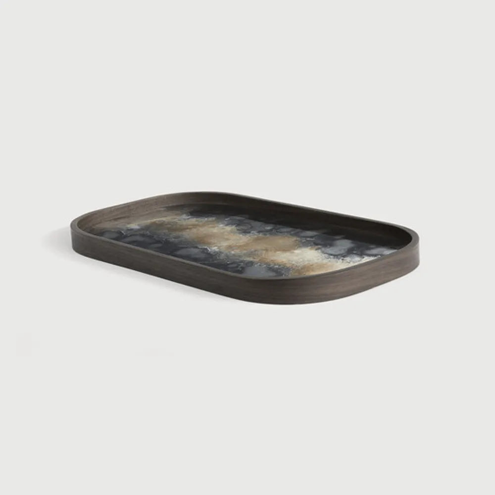 Ethnicraft – Organics – Vide Poches Organic – Black - 42 x 24 cm (L) - Rectangulaire