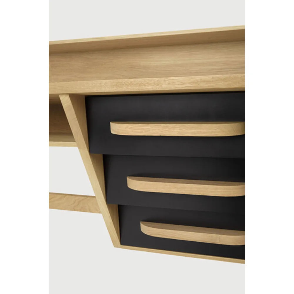 Ethnicraft – Origami – Bureau Origami – Chêne - Black