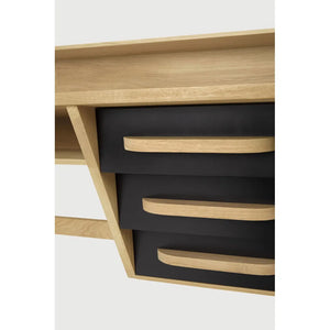 Ethnicraft – Origami – Bureau Origami – Chêne - Black