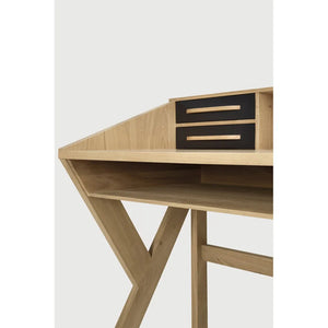 Ethnicraft – Origami – Bureau Origami – Chêne - Black