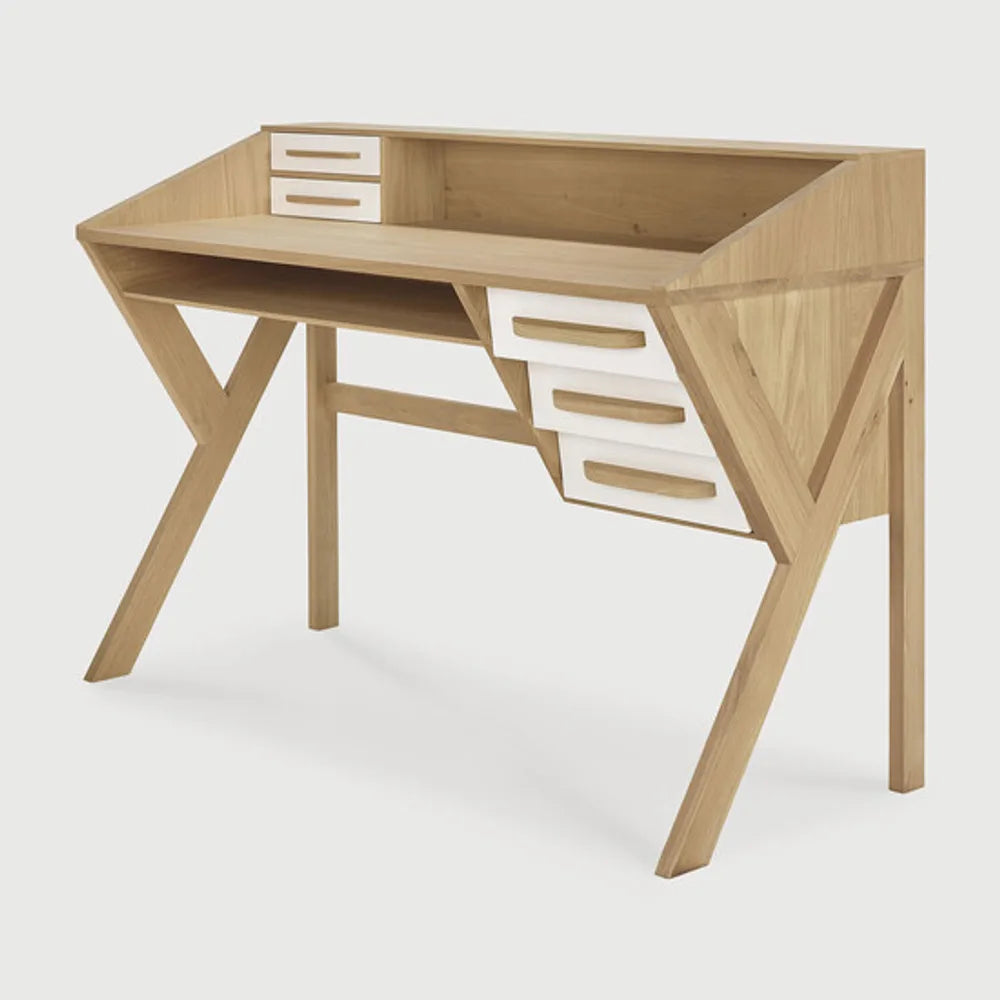 Ethnicraft – Origami – Bureau Origami – Chêne - Cream