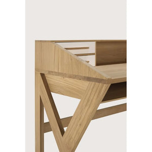 Ethnicraft – Origami – Bureau Origami – Chêne - Cream