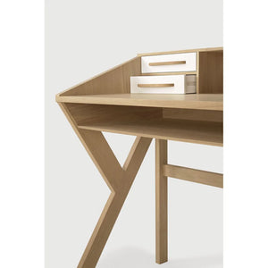 Ethnicraft – Origami – Bureau Origami – Chêne - Cream