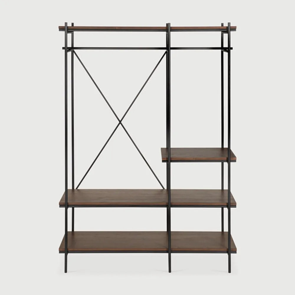 Ethnicraft – Oscar – Penderie Oscar – Teck brun