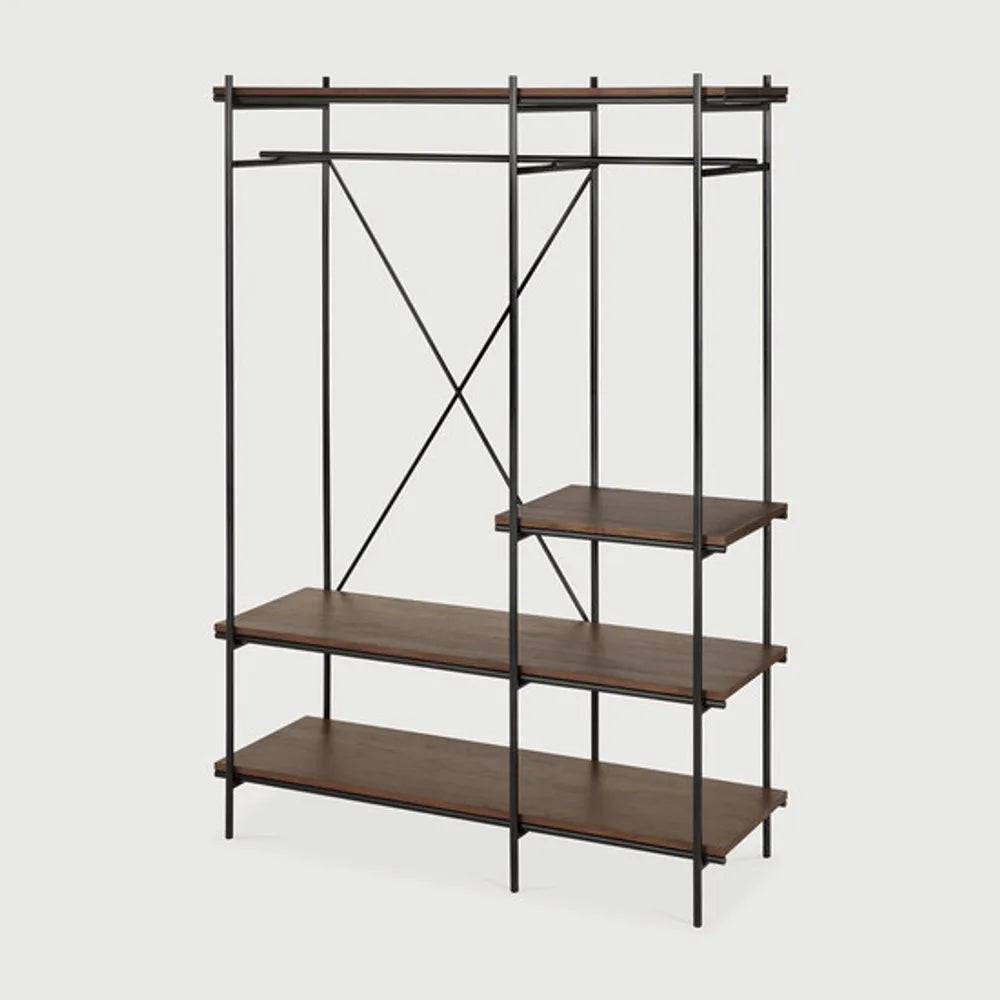 Ethnicraft – Oscar – Penderie Oscar – Teck brun