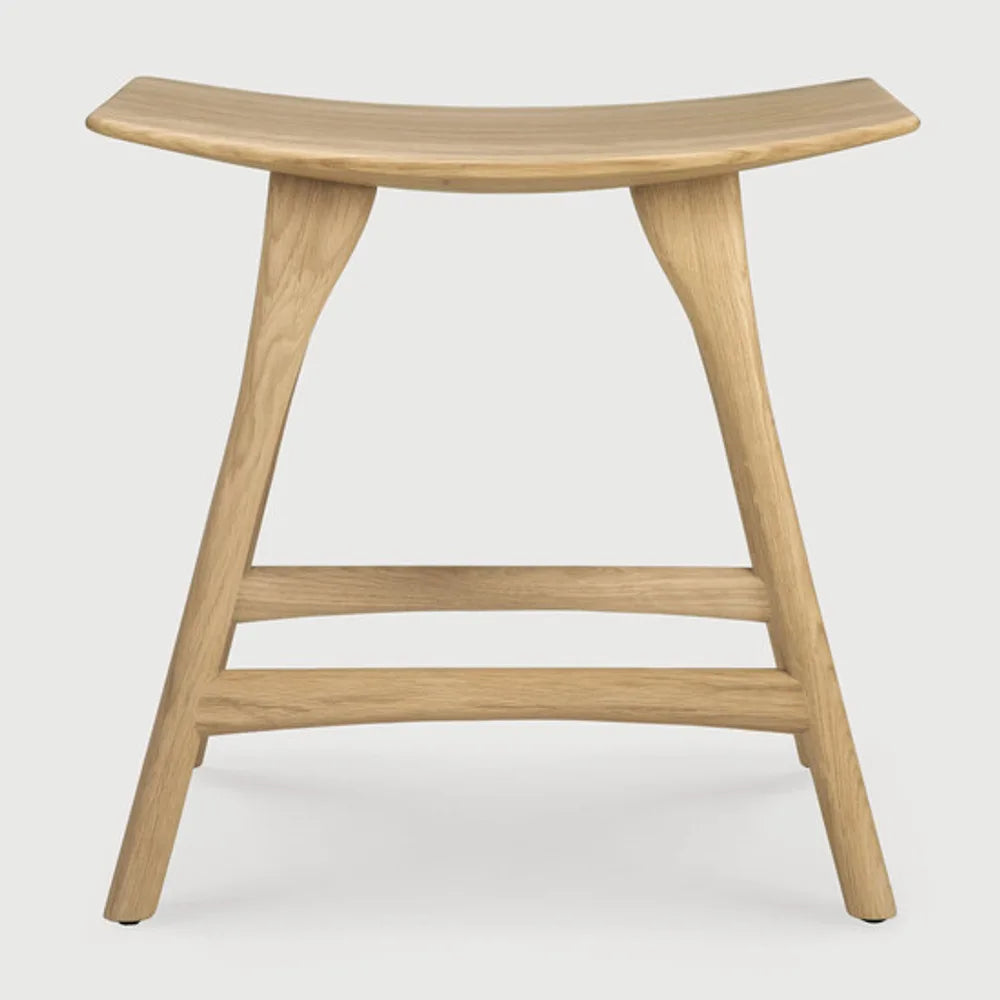 Ethnicraft – Osso – Tabouret Osso – Chêne - Sans revêtement - Tabouret