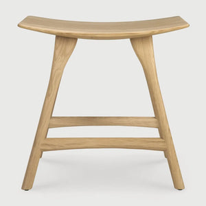 Ethnicraft – Osso – Tabouret Osso – Chêne - Sans revêtement - Tabouret