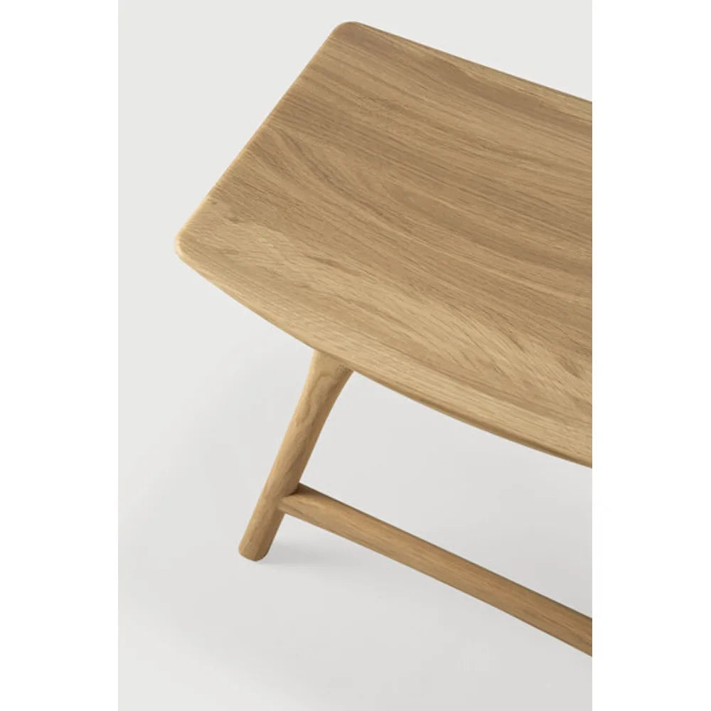 Ethnicraft – Osso – Tabouret Osso – Chêne - Sans revêtement - Tabouret