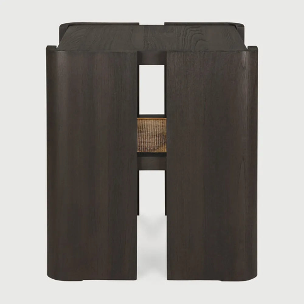 Ethnicraft – Panel – Table D'Appoint Panel – Teck brun foncé
