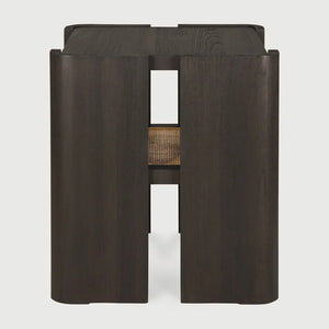 Ethnicraft – Panel – Table D'Appoint Panel – Teck brun foncé