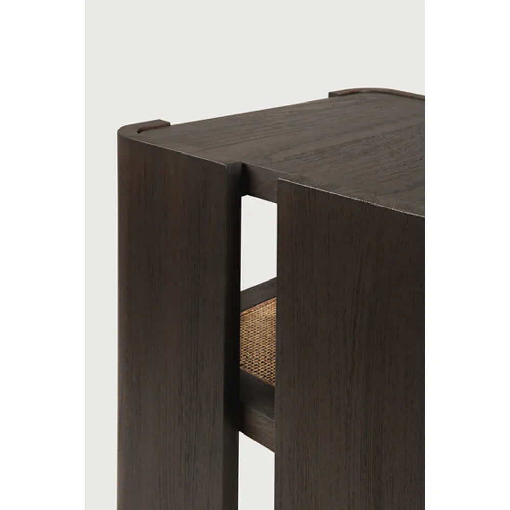 Ethnicraft – Panel – Table D'Appoint Panel – Teck brun foncé