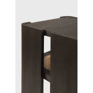 Ethnicraft – Panel – Table D'Appoint Panel – Teck brun foncé
