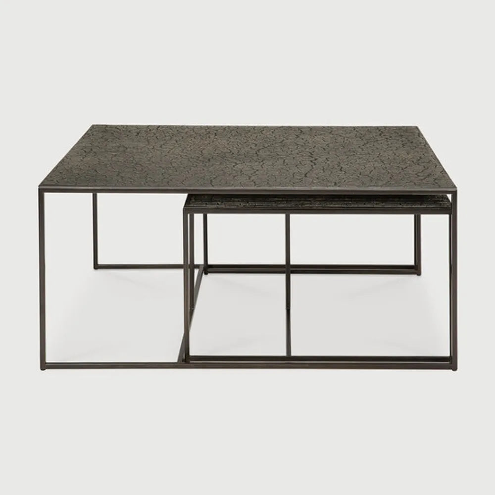 Ethnicraft – Pentagon – Table Basse Gigogne Pentagon – Whisky