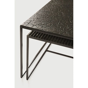 Ethnicraft – Pentagon – Table Basse Gigogne Pentagon – Whisky