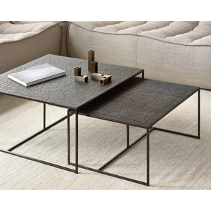 Ethnicraft – Pentagon – Table Basse Gigogne Pentagon en situation