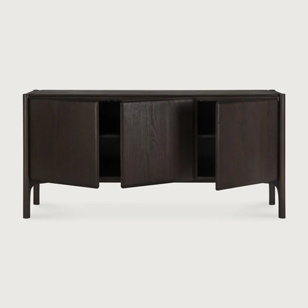 Ethnicraft – PI – Buffet Pi – Teck brun foncé - 174 x 45 x 83 cm