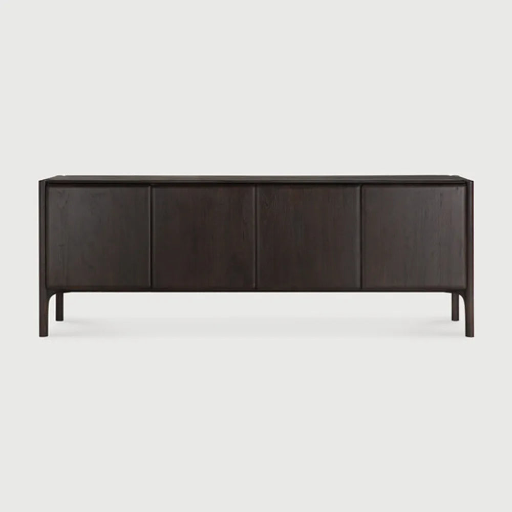 Ethnicraft – PI – Buffet Pi – Teck brun foncé - 230 x 45 x 83 cm