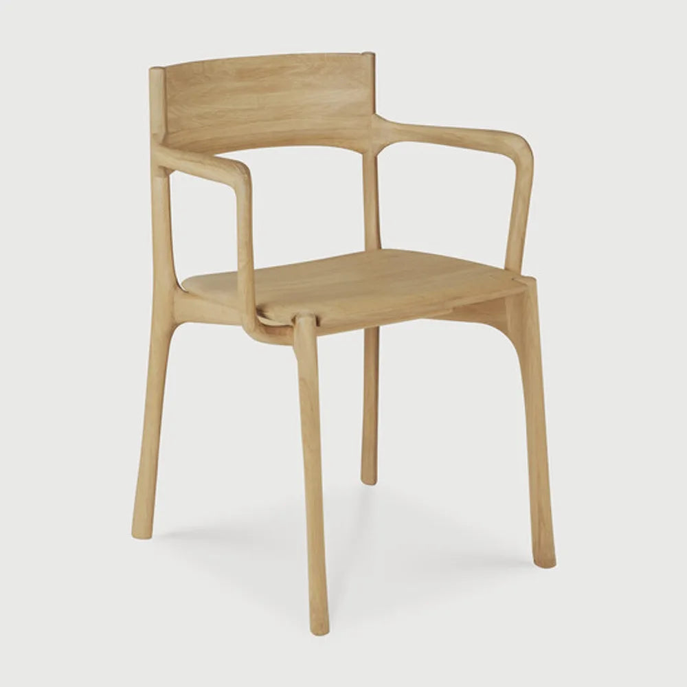 Ethnicraft – PI – Chaise PI – Chêne - Avec accoudoir