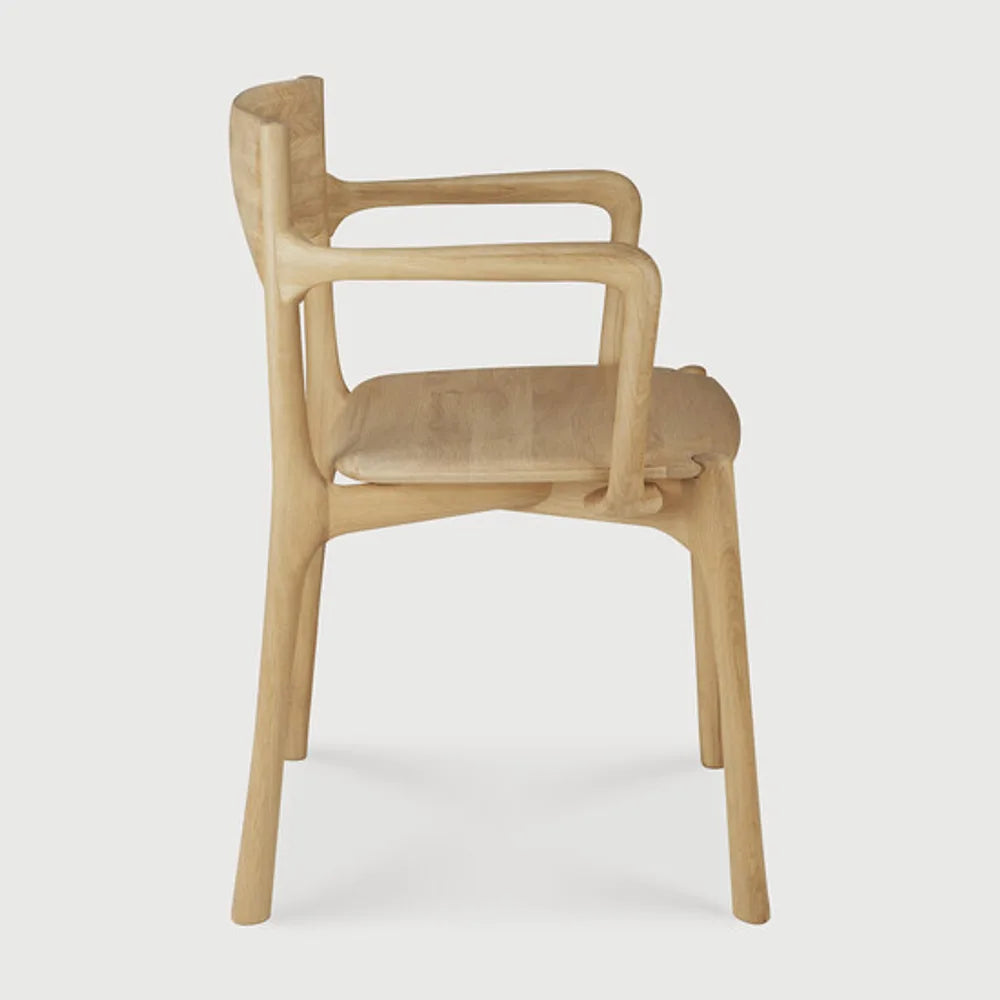 Ethnicraft – PI – Chaise PI – Chêne - Avec accoudoir