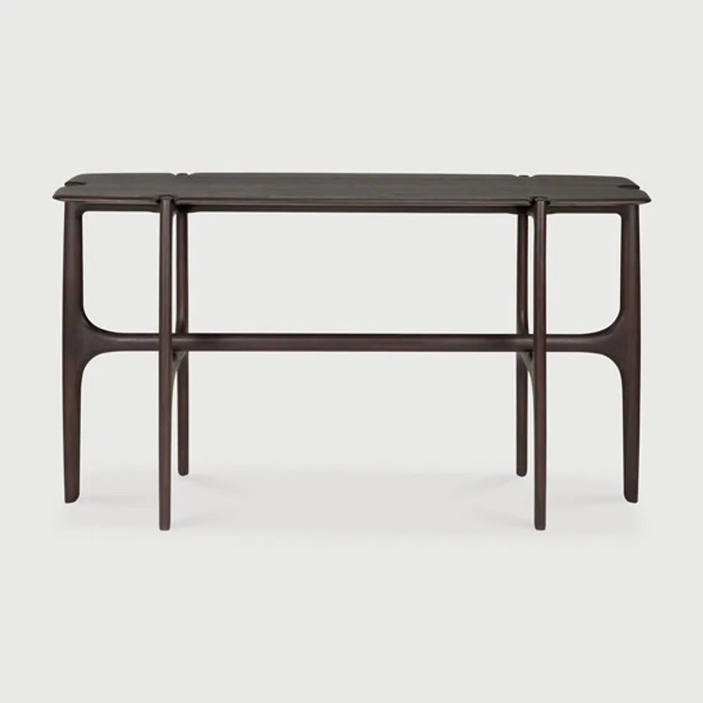 Ethnicraft – PI – Console Pi – Teck brun foncé - 140 x 42 x 78 cm