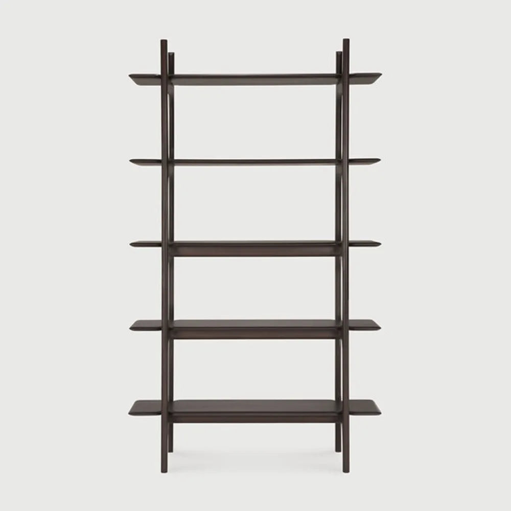 Ethnicraft – PI – EtagèRe PI – Acajou brun foncé