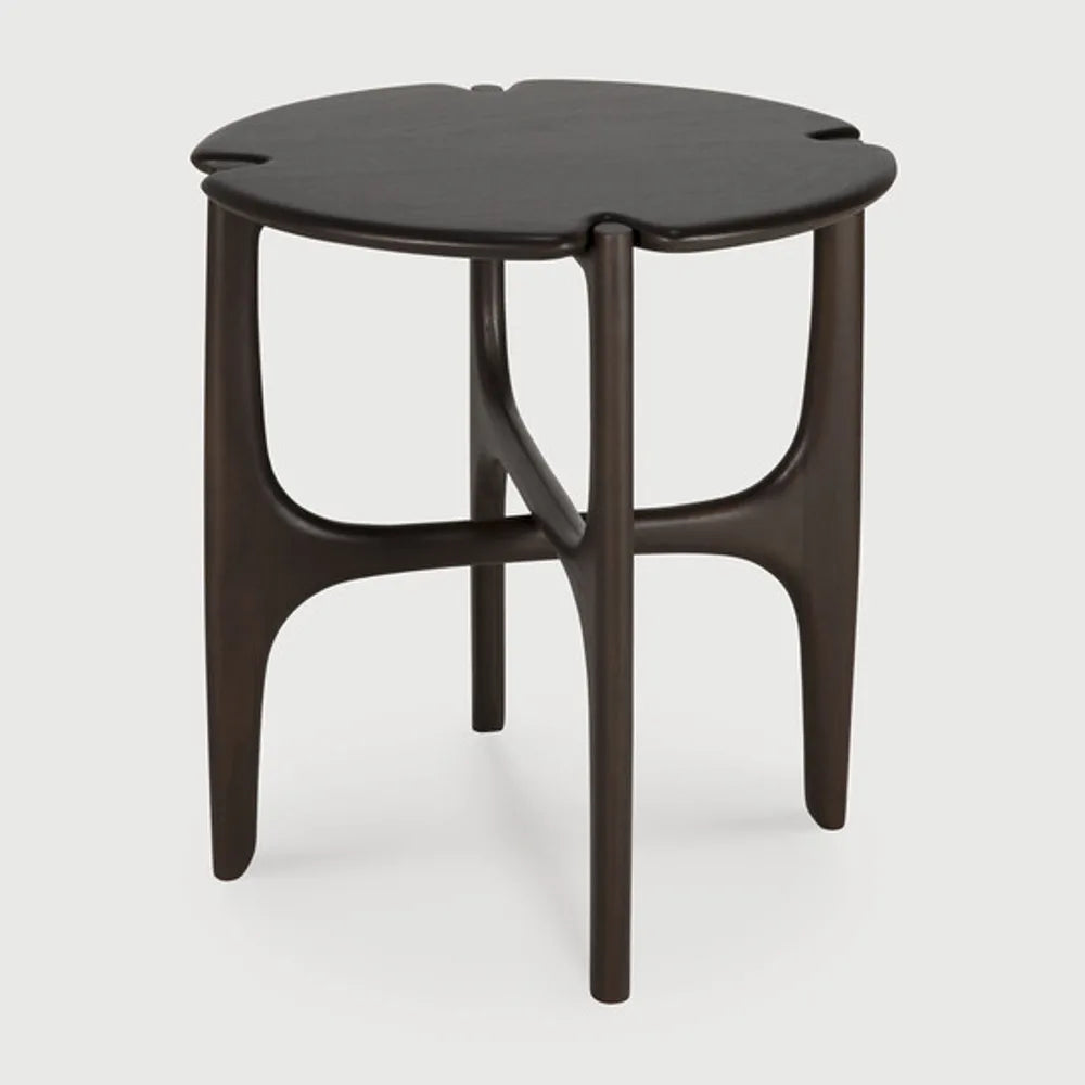 Ethnicraft – PI – Table D Appoint Pi – Acajou brun foncé - 47 x 47 x 50 cm