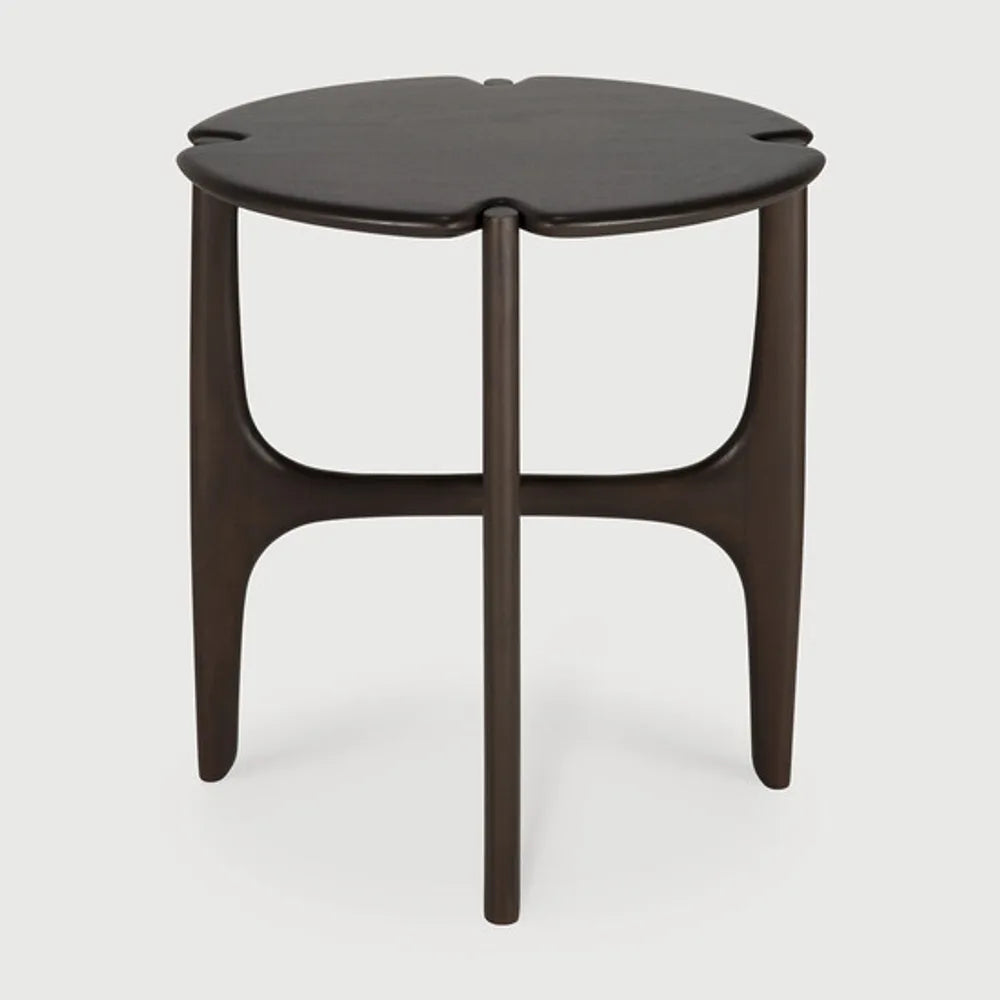 Ethnicraft – PI – Table D Appoint Pi – Acajou brun foncé - 47 x 47 x 50 cm