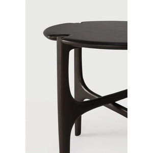 Ethnicraft – PI – Table D Appoint Pi – Acajou brun foncé - 47 x 47 x 50 cm