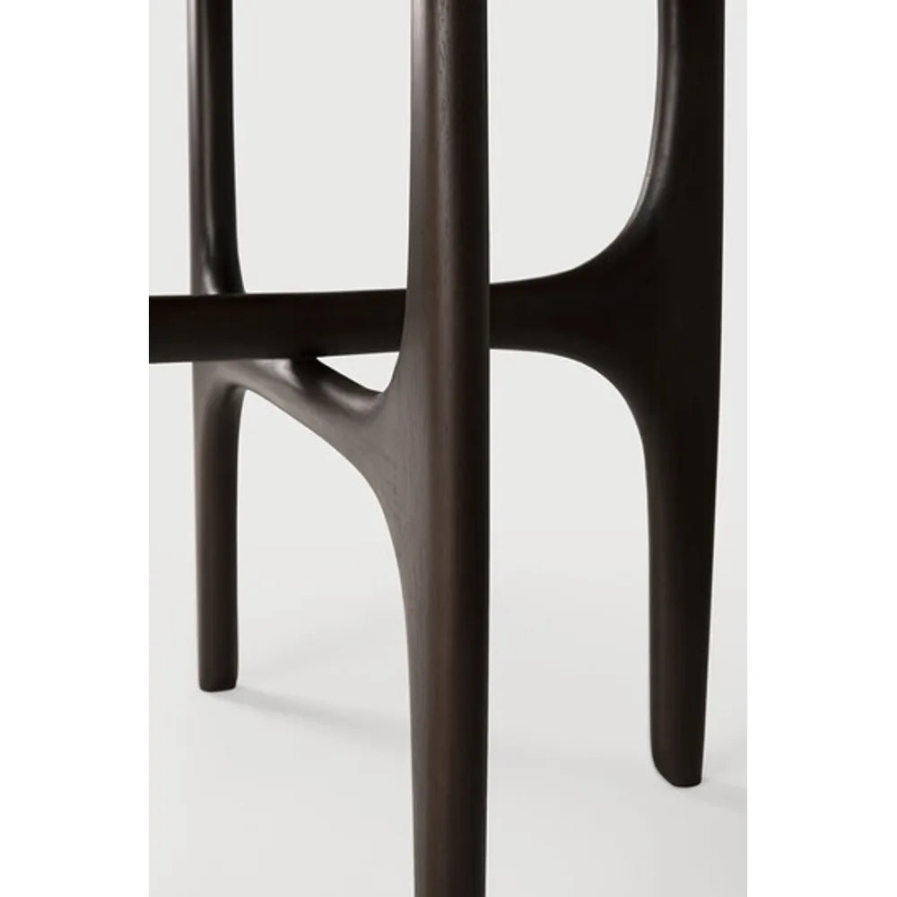 Ethnicraft – PI – Table D Appoint Pi – Acajou brun foncé - 47 x 47 x 50 cm