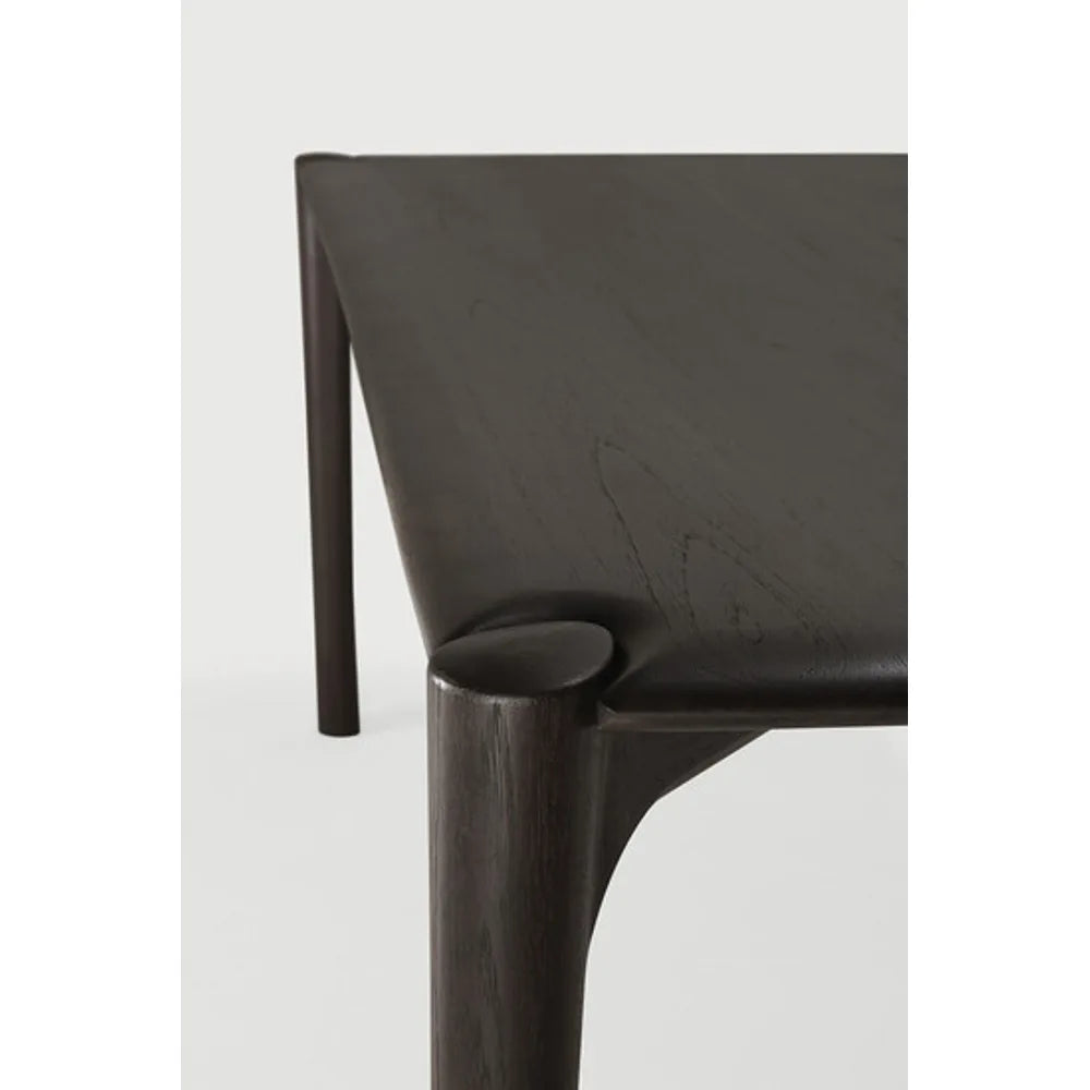 Ethnicraft – PI – Table Pi – Teck brun foncé - 140 cm