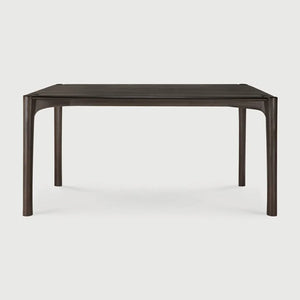 Ethnicraft – PI – Table Pi – Teck brun foncé - 160 cm