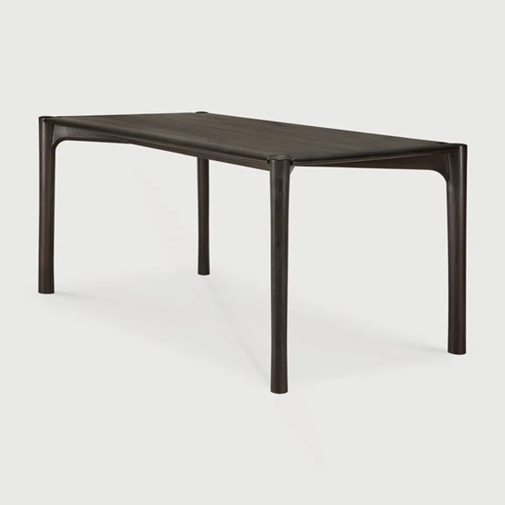 Ethnicraft – PI – Table Pi – Teck brun foncé - 160 cm