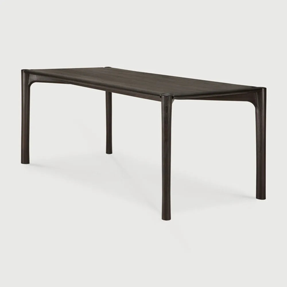Ethnicraft – PI – Table Pi – Teck brun foncé - 180 cm