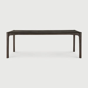 Ethnicraft – PI – Table Pi – Teck brun foncé - 220 cm