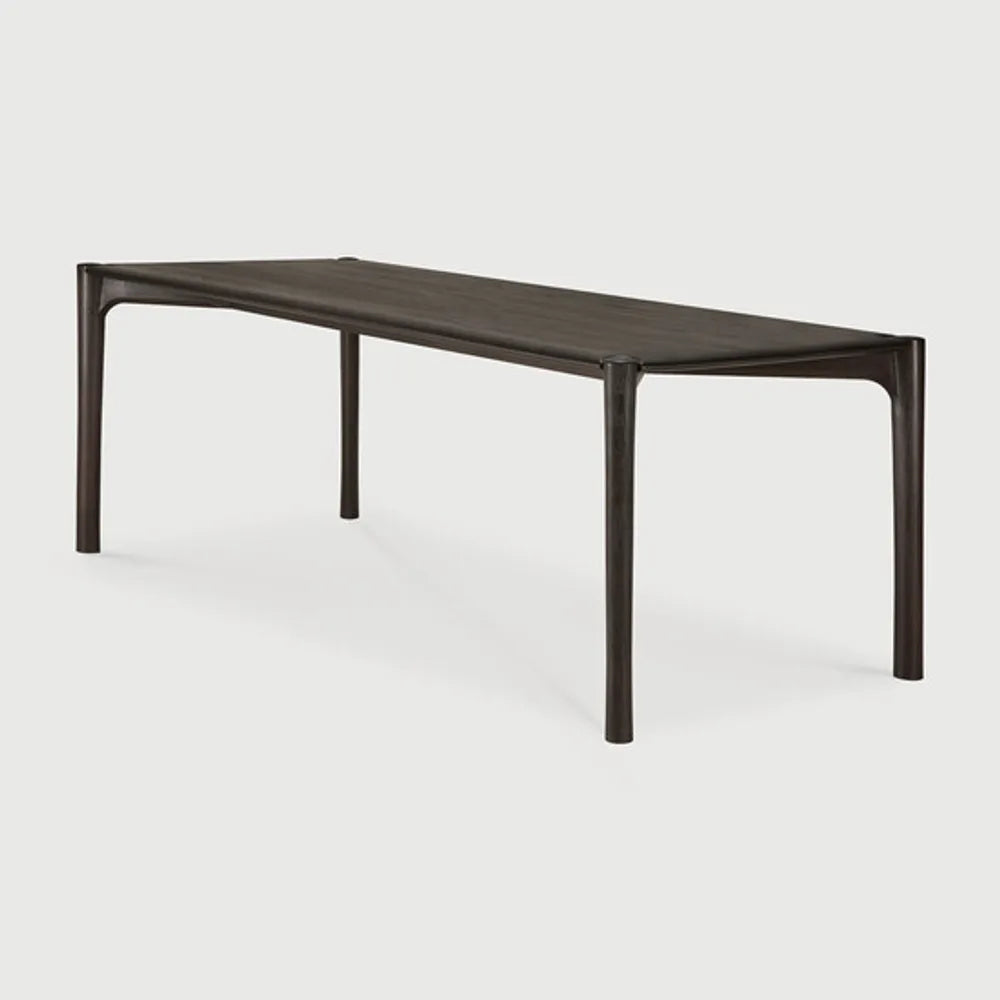 Ethnicraft – PI – Table Pi – Teck brun foncé - 220 cm