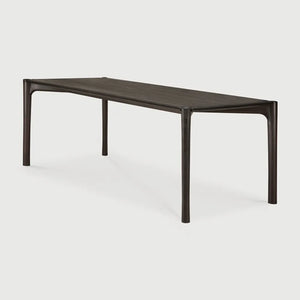 Ethnicraft – PI – Table Pi – Teck brun foncé - 220 cm