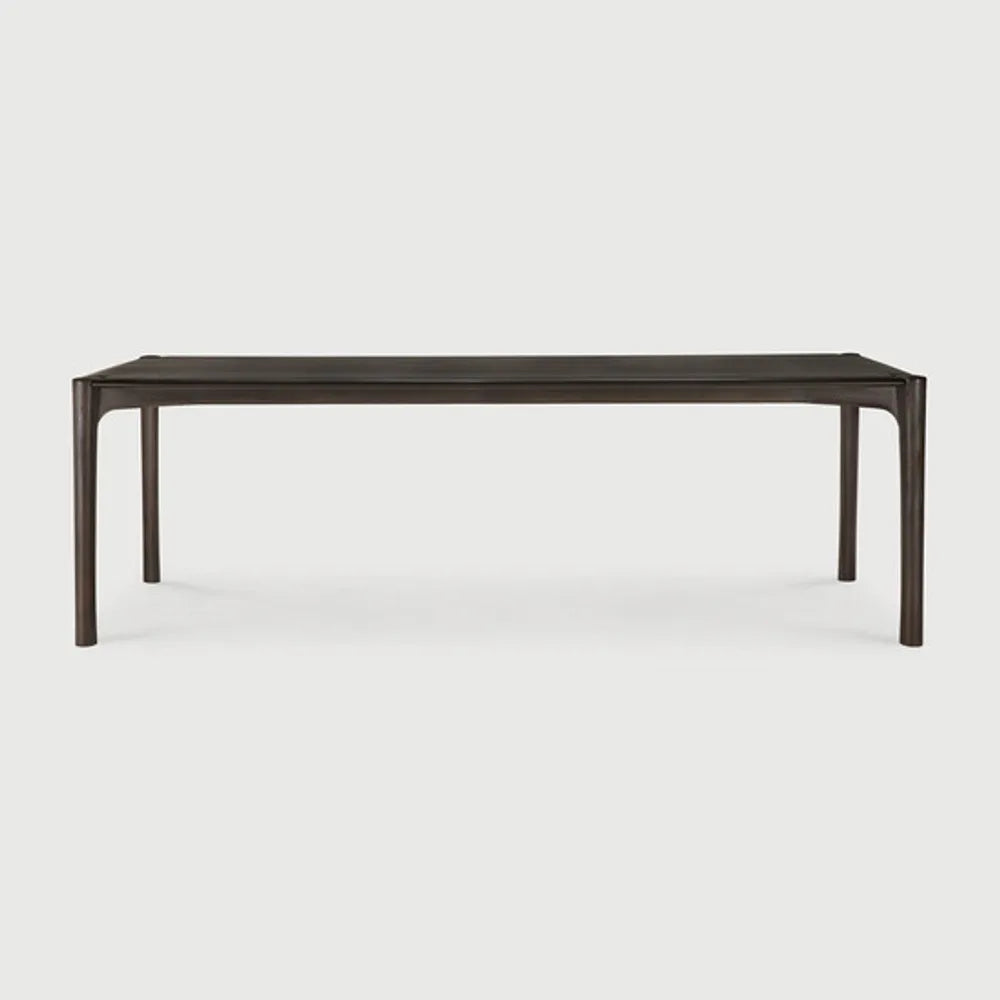 Ethnicraft – PI – Table Pi – Teck brun foncé - 240 cm