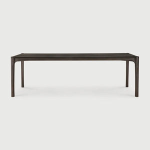 Ethnicraft – PI – Table Pi – Teck brun foncé - 240 cm