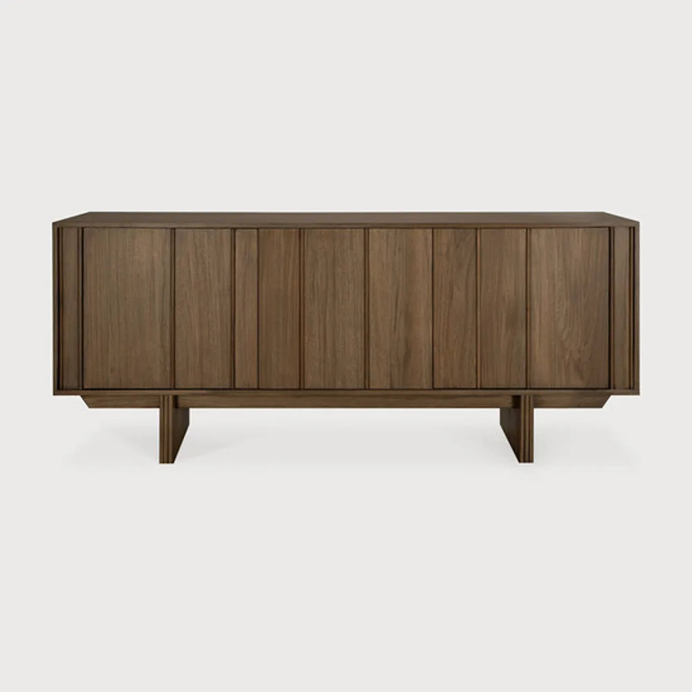 Ethnicraft – Pillar – Buffet Pillar – Teck wild brown - 169 x 45 x 70 cm