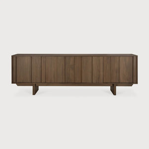 Ethnicraft – Pillar – Buffet Pillar – Teck wild brown - 220 x 45 x 70 cm