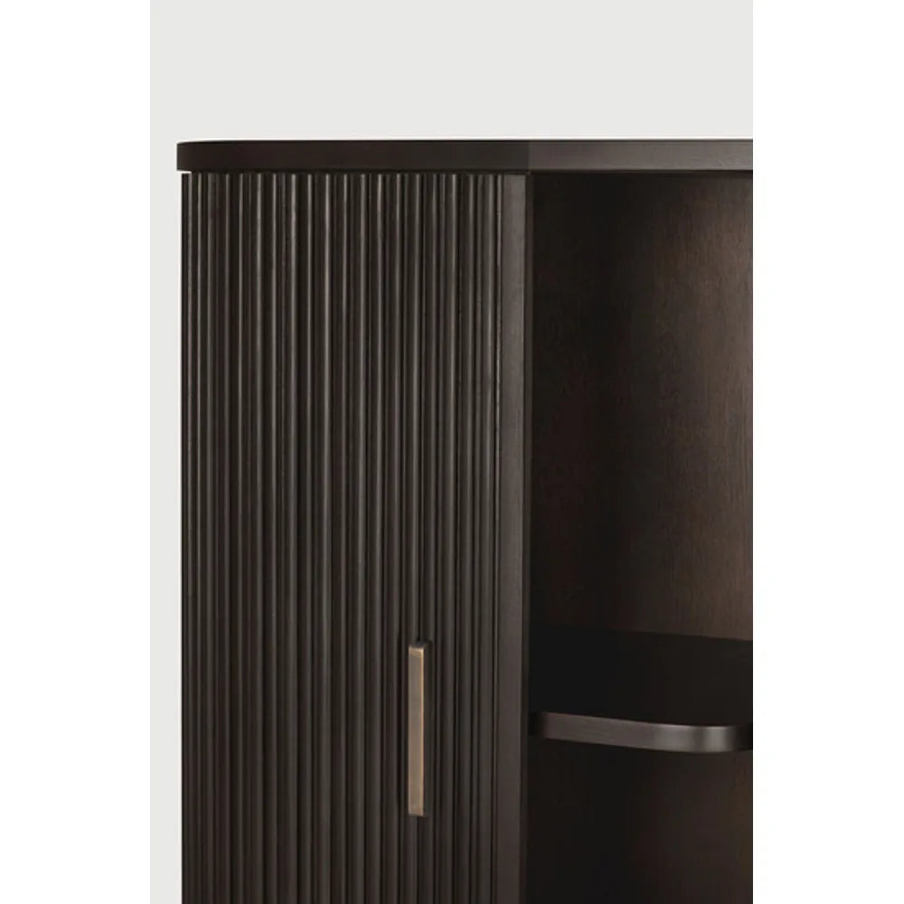Ethnicraft – Roller Max – Armoire De Bureau Roller Max – Acajou brun foncé