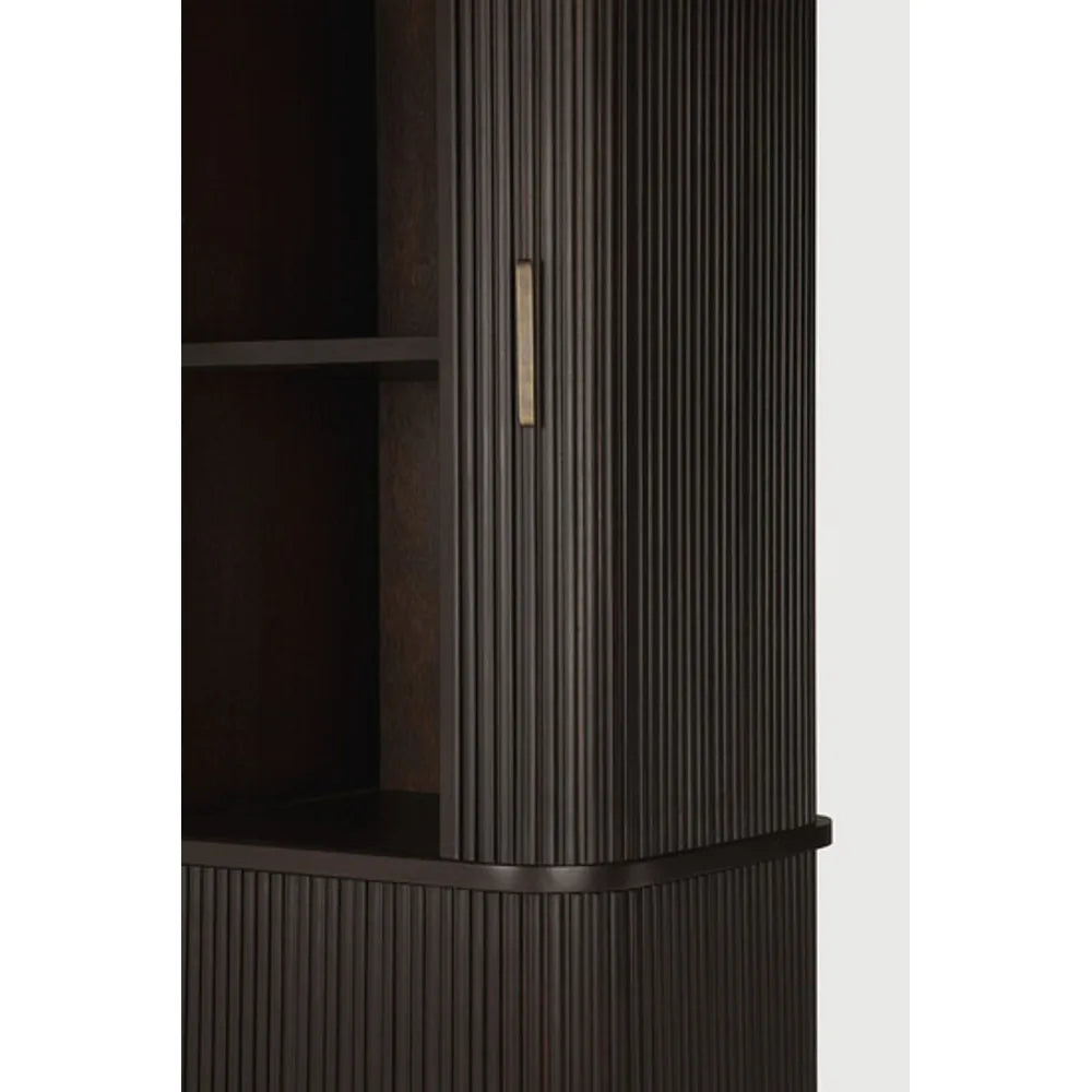 Ethnicraft – Roller Max – Armoire De Bureau Roller Max – Acajou brun foncé
