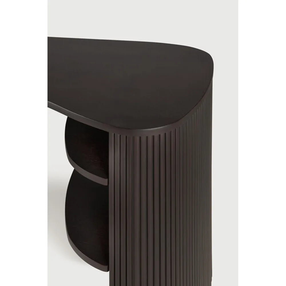 Ethnicraft – Roller Max – Bureau Roller Max – Acajou brun foncé