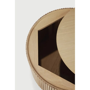 Ethnicraft – Roller Max – Table Basse Roller Max – Chêne - 60 cm
