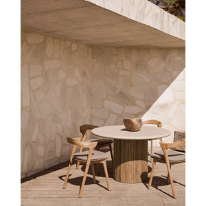Ethnicraft – Roller Max – Table De Jardin Roller Max en situation