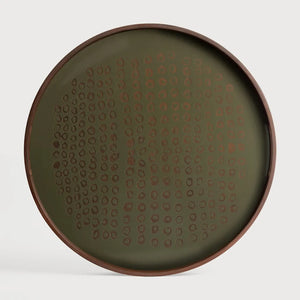Ethnicraft – Second Nature – Plateau En Verre Second Nature – Rond - Small