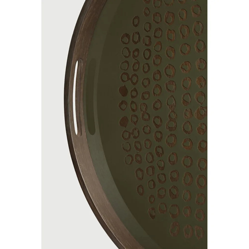 Ethnicraft – Second Nature – Plateau En Verre Second Nature – Rond - Small