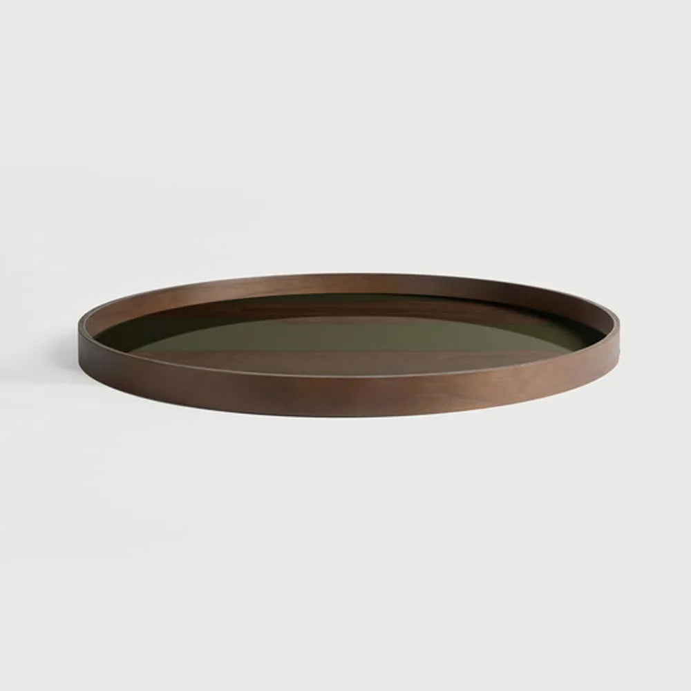 Ethnicraft – Second Nature – Plateau En Verre Second Nature – Rond - Large