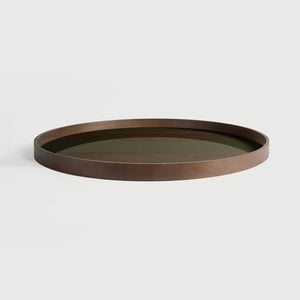Ethnicraft – Second Nature – Plateau En Verre Second Nature – Rond - Large
